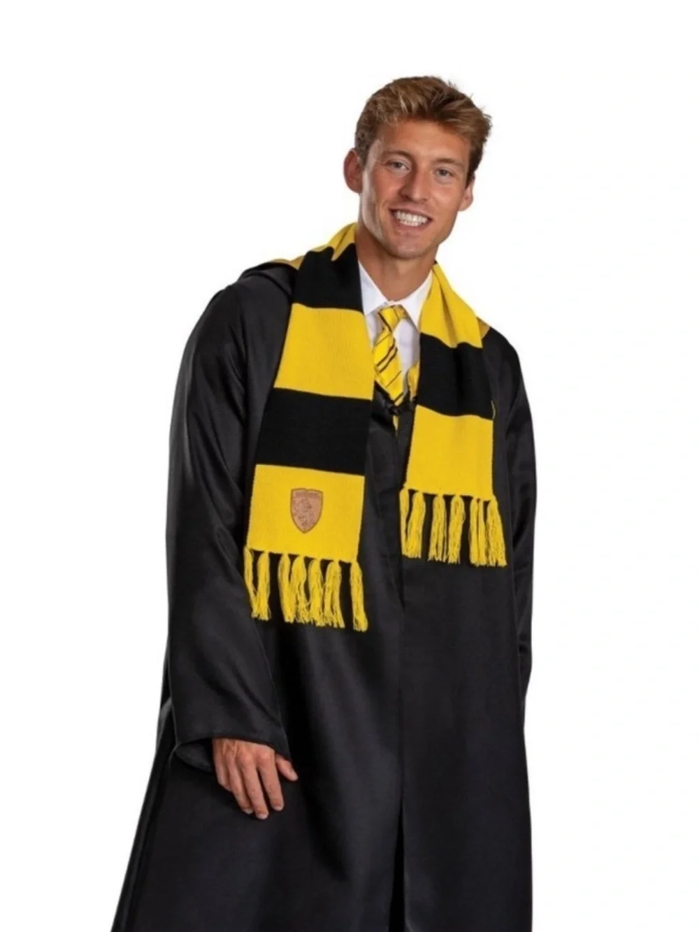 NEW Harry Potter Hufflepuff Adult‎ kids Costume scarf unisex Halloween cosplay